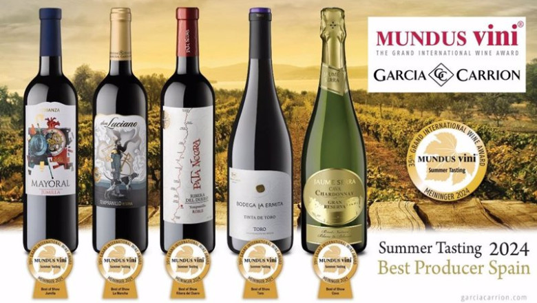 García-Carrión, reconocida como 'Mejor Bodega de España' en los Premios Mundus Vini-Summer Tasting 2024 | GARCÍA-CARRIÓN ep garcia carrion reconocida como mejor bodega de espana en los premios mundus vini summer tasting