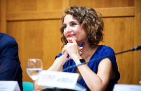 ep la ministra de hacienda maria jesus montero en su intervencion en un curso de la uimp sobre