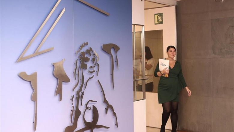 La secretaria general del grupo parlamentario de Vox en el Congreso, Macarena Olona, comparece en rueda de prensa | Eduardo Parra - Europa Press ep la secretaria general del grupo parlamentario de vox en el congreso macarena olona comparece en