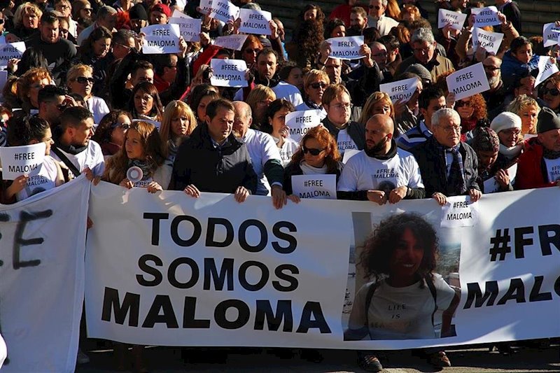 ep manifestacion en demanda de libertad para maloma