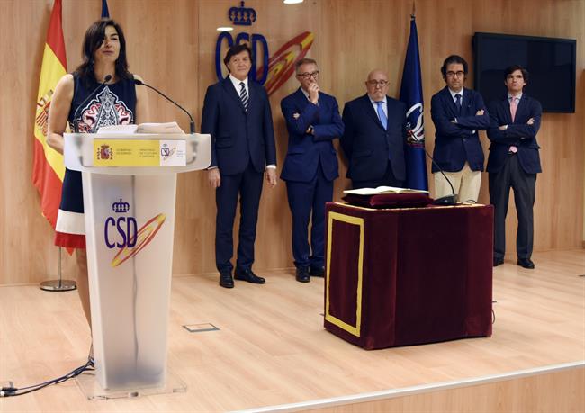 María José Rienda en su discurso en la toma de posesión como presidenta del CSD | CSD ep maria jose riendasu discursola tomaposesionpresidentacsd