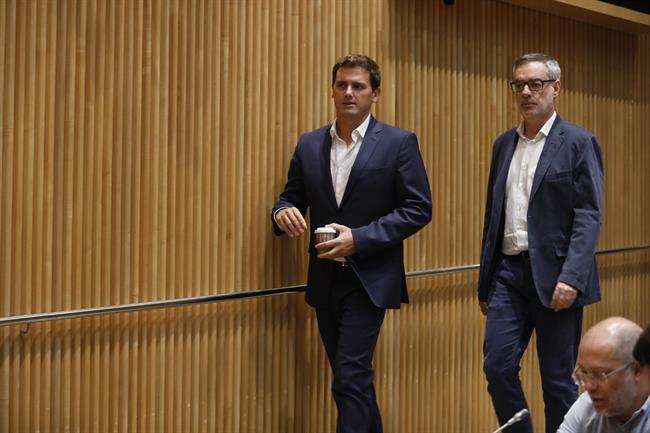 El presidente de Ciudadanos, Albert Rivera, preside la reunión de su grupo parla | Marta Fernández Jara - Europa Press ep presidenteciudadanos albert rivera presidereunionsu grupo parla