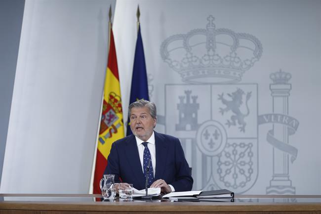 Rueda de prensa del portavoz del Gobierno, Iñigo Méndez de Vigo, tras el Consejo | EUROPA PRESS ep ruedaprensaportavozgobierno inigo mendezvigo trasconsejo