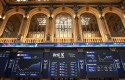 ep un panel del ibex 35 en el palacio de la bolsa a 27 de julio de 2023 en madrid espana el ibex 35