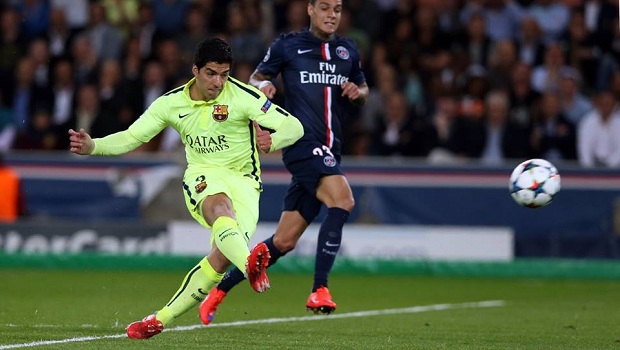Luis Suarez Barcelona PSG champions Luis Suarez Barcelona PSG champions