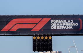 ep archivo   arco de salida que tendra el gran premio de espana de formula 1 en ifema madrid a 5 de