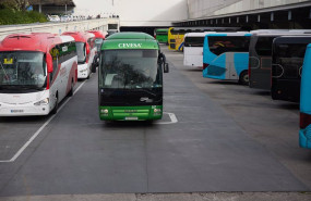 ep archivo   autobuses en la estacion sur de autobuses de mendez alvaro