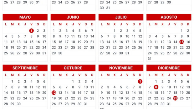 ep archivo   calendario laboral en espana en 2026 seran fiesta en toda espana el jueves 1 de enero