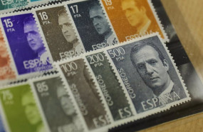 ep archivo   sellos con el rostro del rey emerito juan carlos i en la filatelia numismatica hsanza