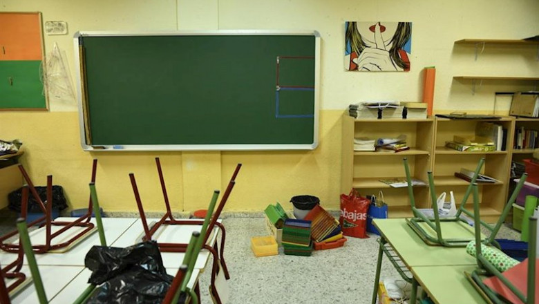 ep aula de infantil del colegio publico joaquin costa de madrid