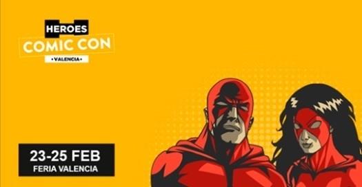 Cartel Heroes Comic Con Valencia | HEROES COMIC CON ep cartel heroes comicvalencia