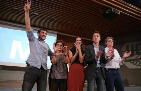 ep el lider de mas madrid inigo errejon 2i la portavoz de mas madrid en el ayuntamiento de la
