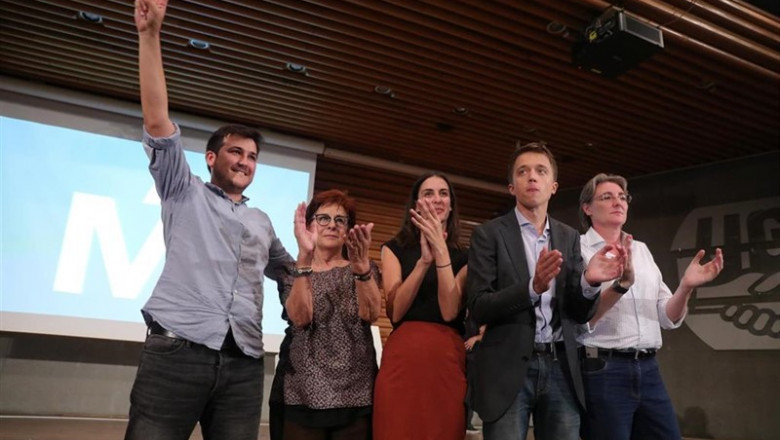 ep el lider de mas madrid inigo errejon 2i la portavoz de mas madrid en el ayuntamiento de la