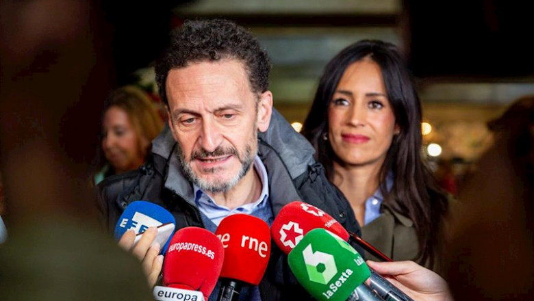 ep el portavoz adjunto de ciudadanos cs en el congreso edmundo bal i y la vicealcaldesa de madrid