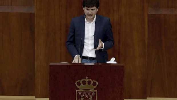 ep el portavoz de mas madrid pablo gomez perpiny en el pleno de la asamblea de madrid archivo