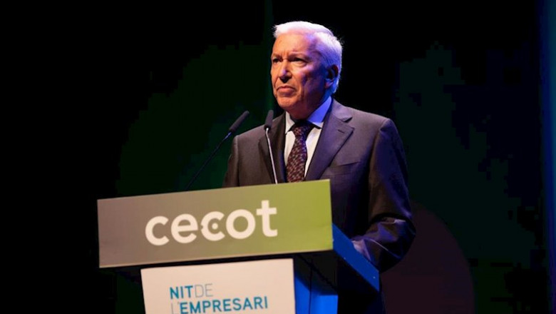 El president de Cecot, Antoni Abad, a 'La Nit de l'Empresari' de Cecot al TNC (arxiu) | PAU VENTEO - EUROPA PRESS - Archivo ep el president de cecot antoni abad a la nit de lempresari de cecot al tnc arxiu