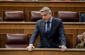 ep el presidente del partido popular del pais vasco javier de andres interviene durante la sesion