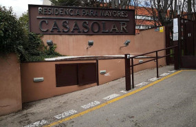 ep entrada a la residencia para mayores casasolar ubicada junto al puente de los franceses donde