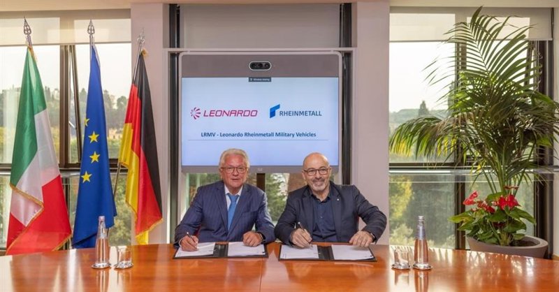 (I-D) El Consejero Delegado De Rheinmetall, Armin Papperger, Y El Consejero Delegado De Leonardo, Roberto Cingolani. | LEONARDO Y RHEINMETALL ep i d el consejero delegado de rheinmetall armin papperger y el consejero delegado de leonardo