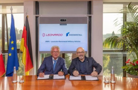 ep i d el consejero delegado de rheinmetall armin papperger y el consejero delegado de leonardo