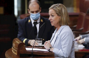 ep la diputada de coalicion canaria ana oramas durante su intervencion en el pleno del congreso