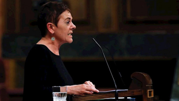 ep la diputada de eh bildu mertxe aizpurua durante el debate este miercoles en el congreso de la
