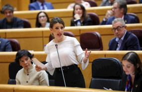 ep la ministra de trabajo y economia social yolanda diaz en el senado