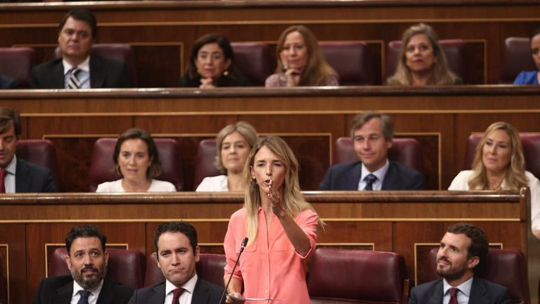 ep la portavoz del pp en el congreso cayetana alvarez de toledo comparece en sesion de control al