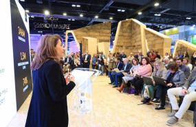 ep la presidenta de paradores raquel sanchez durante el encuentro con medios en fitur 2025