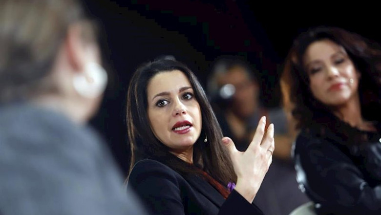 ep la presidenta y portavoz del grupo de cs en el congreso de los diputados ines arrimadas durante