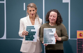 ep la vicepresidenta segunda y ministra de trabajo y economia social yolanda diaz i y la relatora de ep la vicepresidenta segunda y ministra de trabajo y economia social yolanda diaz i y la relatora de