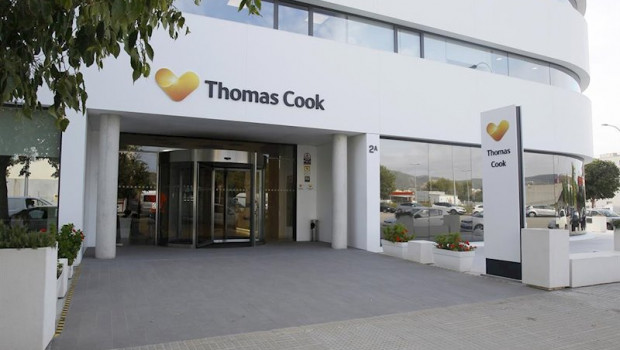 ep las oficinas de la compania de viajes thomas cook en palma baleares horas despues de que la