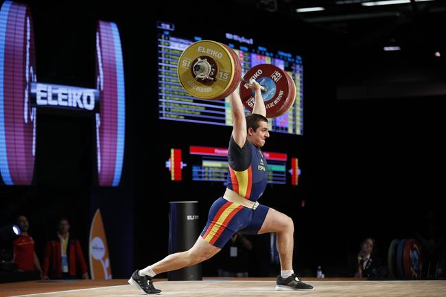 Marcos Ruiz en el Mundial de Halterofilia | ISAAC MORILLAS/FEH ep marcos ruizmundialhalterofilia