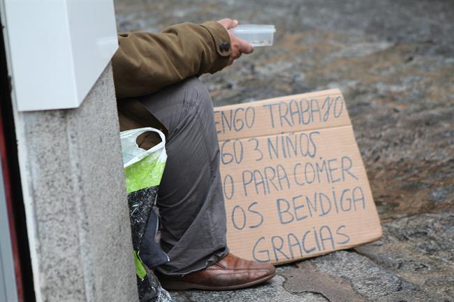 POBREZA, MENDIGO, POBRE | EUROPA PRESS ep pobreza mendigo pobre