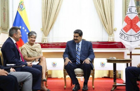 ep reunion del presidente venezolano nicolas maduro con el comite internacional de la cruz roja en