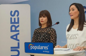 ep ruth sarabia concejal del pp en el ayuntamiento de malaga i junto a la edil y vicesecretaria del