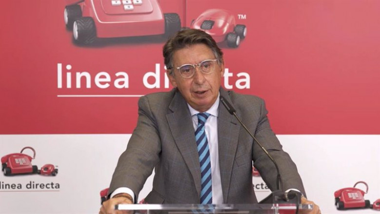 Archivo - El consejero delegado de Línea Directa, Miguel Ángel Merino, en la presentación de resultados del tercer trimestre. | LÍNEA DIRECTA - Archivo ep archivo el consejero delegado de linea directa miguel angel merino en la presentacion de