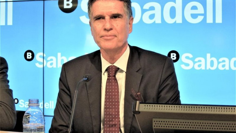 Consejero delegado de Banco Sabadell, Jaume Guardiola | EUROPA PRESS - Archivo ep consejero delegadobanco sabadell jaume guardiola 20190426140503