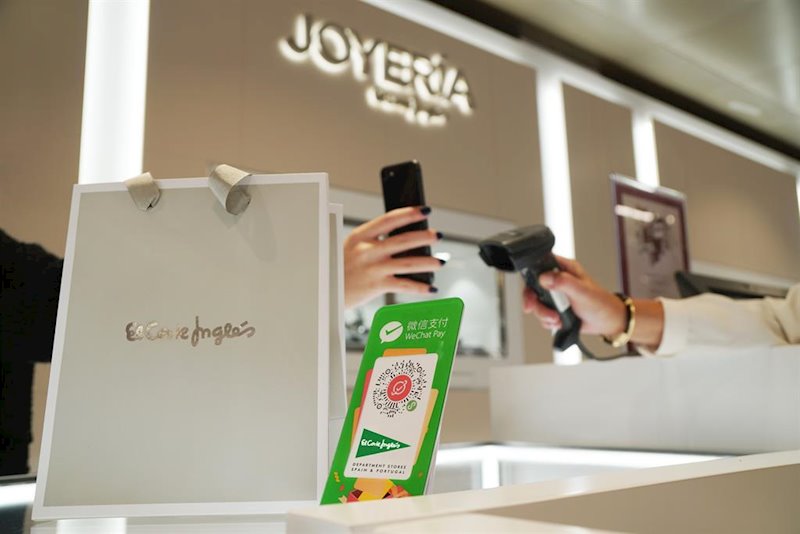 ep el corte ingles lanza wechat pay como metodo de pago
