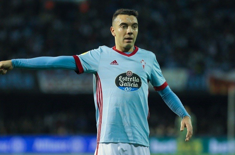 ep el delantero del rc celta iago aspas