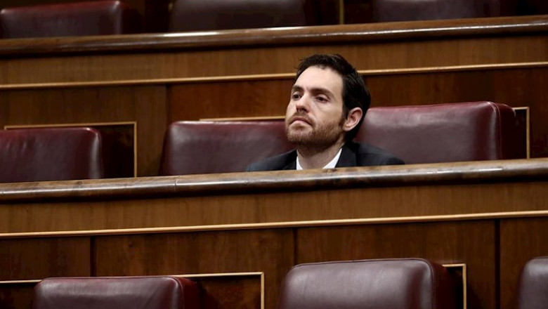 El diputado de Unión del Pueblo Navarro, Sergio Sayas. | Pool - Archivo ep el diputado de union del pueblo navarro sergio sayas