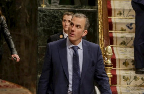 ep el diputado de vox javier ortega smith a su llegada al hemiciclo del congreso en la sesion en la