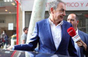 ep el expresidente del gobierno jose luis rodriguez zapatero sale de un restaurante de madrid un dia
