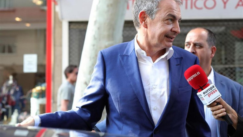 El expresidente del Gobierno, José Luis Rodríguez Zapatero, sale de un restaurante de Madrid un día después de que se conociese que la Unidad Central Operativa (UCO) de la Guardia Civil acusa al Gobierno que el presidía de elaborar un decreto para enrique | Jesús Hellín - Europa Press ep el expresidente del gobierno jose luis rodriguez zapatero sale de un restaurante de madrid un dia