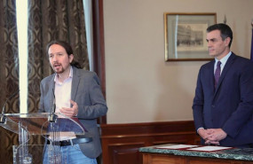 ep el lider de podemos pablo iglesias ofrece una rueda de prensa en el congreso de los diputados