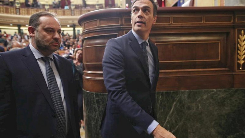 Eduardo Parra - Europa Press - Archivo ep el ministro de fomento en funciones jose luis abalos izq y el presidente del gobierno en