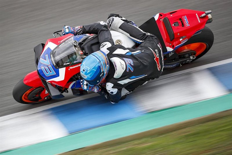 ep el piloto espanol de motogp lex marquez repsol honda en un test en jerez