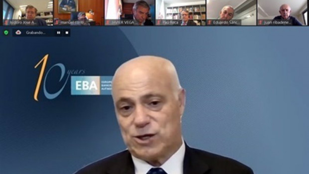 ep el presidente de la autoridad bancaria europea jose manuel campa durante un encuentro digital con