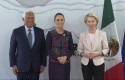 ep el presidente del consejo europeo antonio costa la presidenta de mexico claudia sheinbaum y la