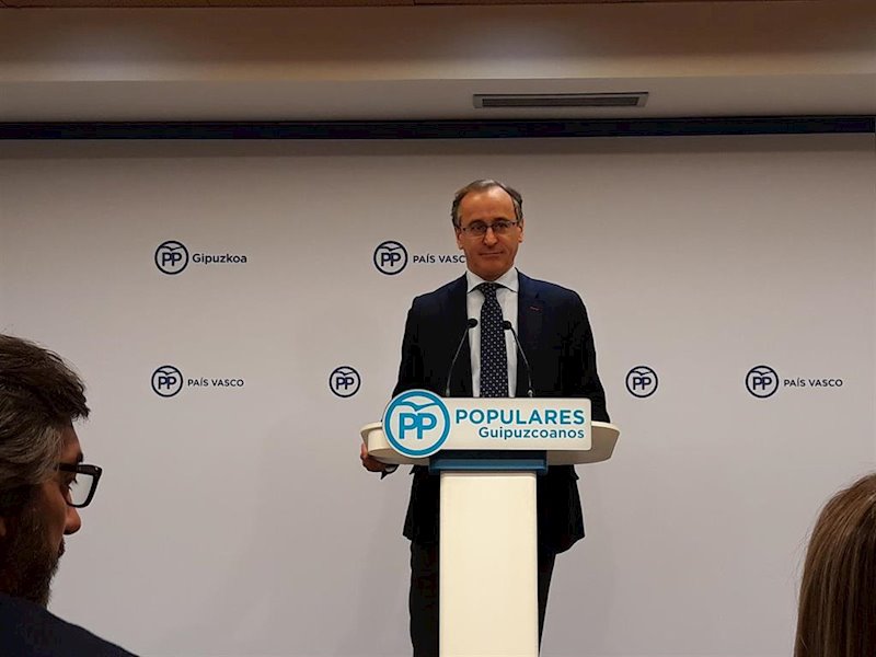 ep el presidente del pp vasco alfonso alonso